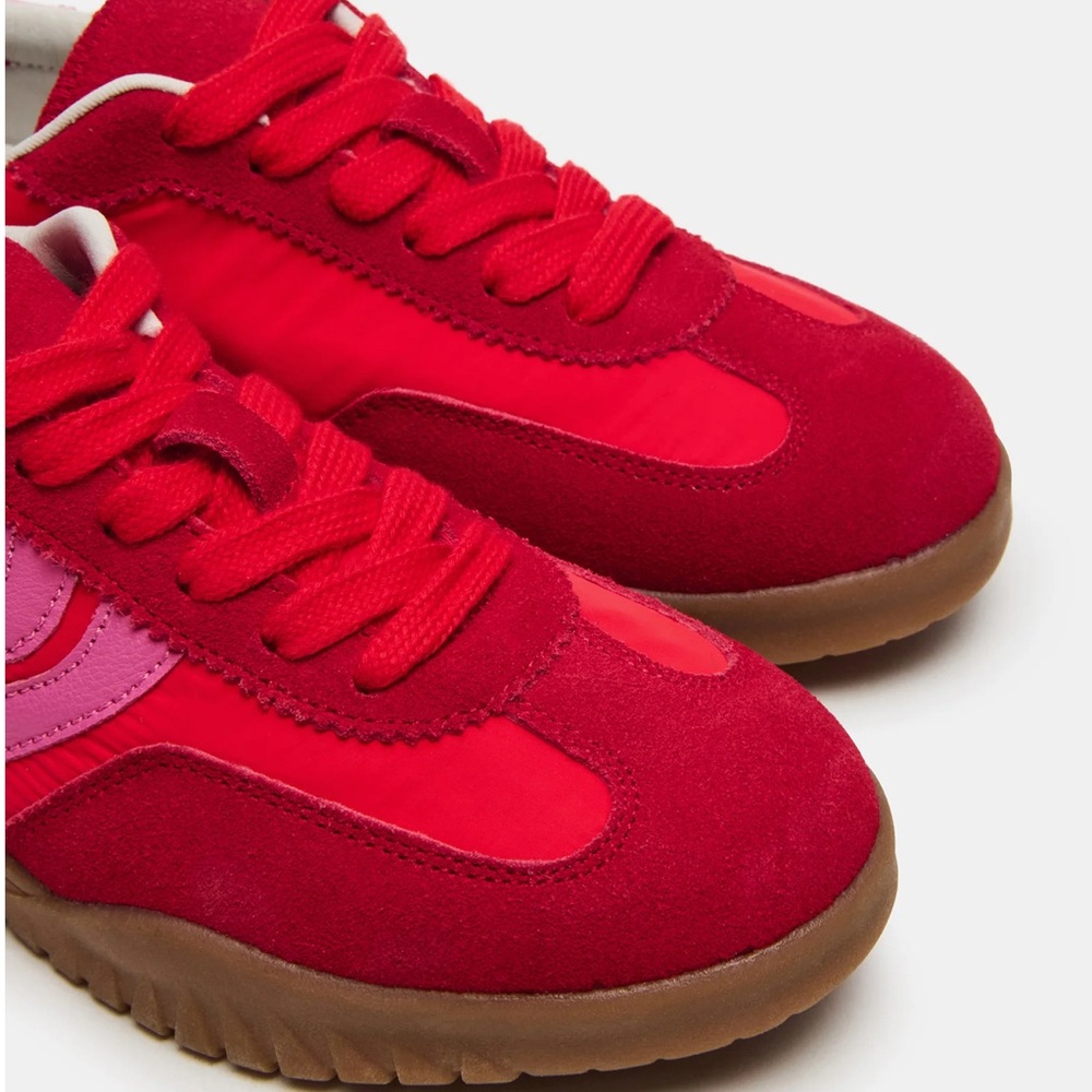 Steve Madden Fume Red Multi Women's Sneakers